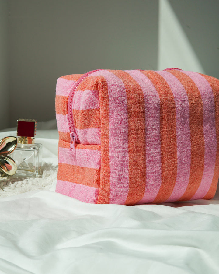 Pink Stripes ☼ Beauty Bag