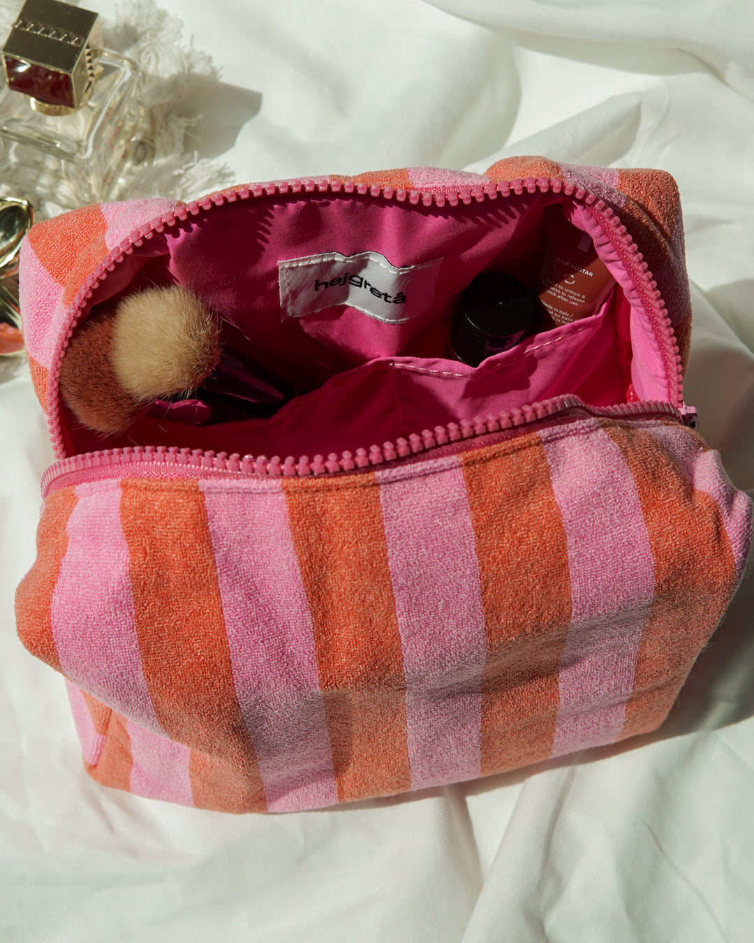 Pink Stripes ☼ Beauty Bag