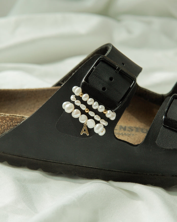 Pearly Alphabet ☼ Shoe Charm Set
